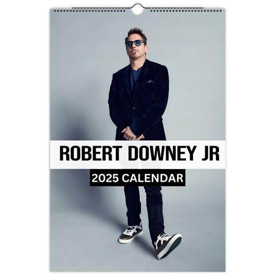 Robert Downey JR Wall Calendars 2025 Vol 2