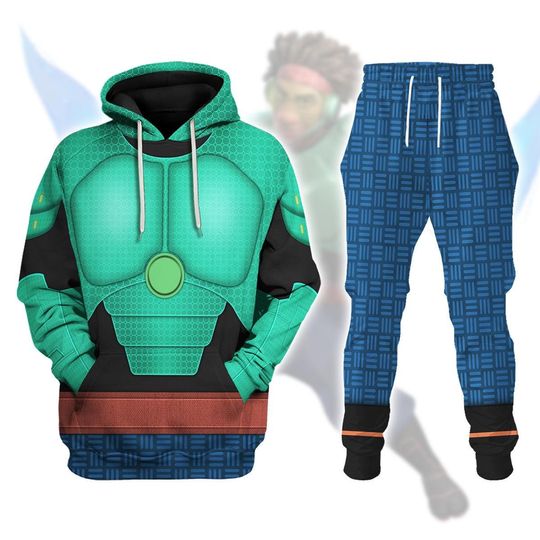 Wasabi Super Armor Costume Hoodie And Joggers, Big Hero 6 Shirt, Big Hero 6 Inspired Cosplay Costume, Xmas Gift