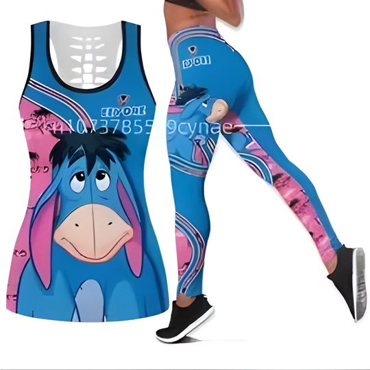 Disney Eeyore Hollow Tanktop Legging Sets | Women's Day Gift