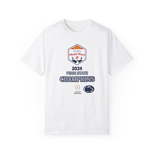 VRBO Fiesta Bowl 2024 Champions Tshirt, Penn State Nittany Lions College Football Merch, NYE Bowl Souvenir, CFB Champs Tee Shirt