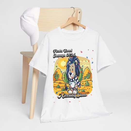 Penn State Fiesta Bowl Championship Tee Shirt - Game Day Fan Apparel, College Football Gift, PSU Nittany Lions Merchandise, Sports Fan