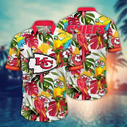 Kansas City Chiefs football Hawaiian Shirt Breaktime Aloha Shirt