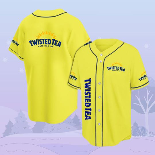 Twisted Tea Baseball Jersey, Drinking Athletic Jersey