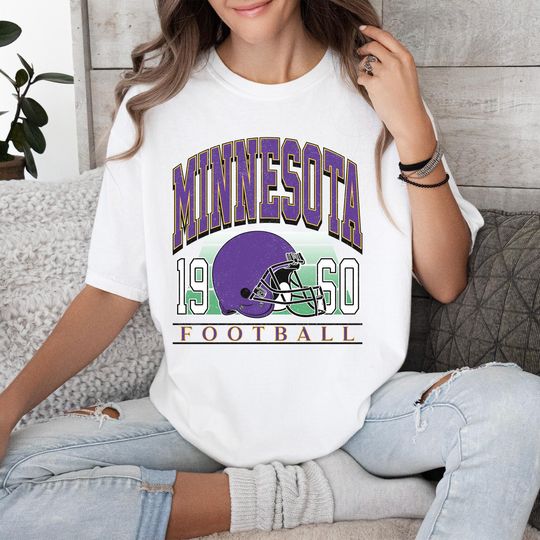 Minnesota Football T-Shirt, Minnesota T-Shirt, Retro Minnesota Sunday Football T-Shirt