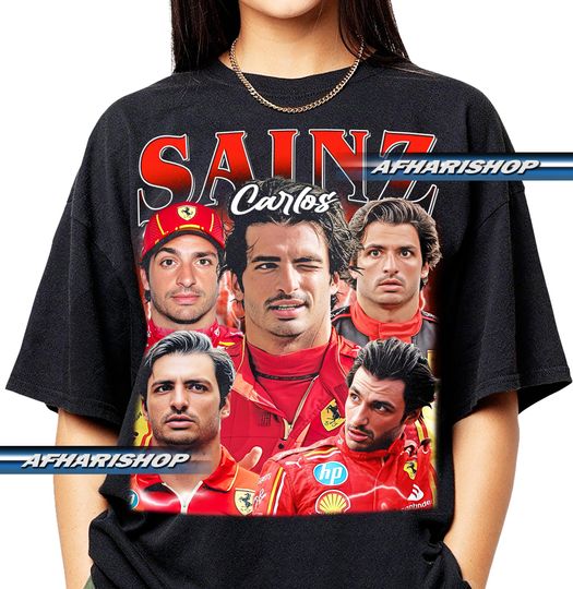 Carlos Sainz Shirt, Carlos Sainz Tee, Carlos Sainz T-Shirt