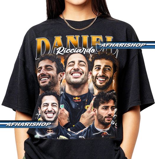 Daniel Ricciardo Shirt, Daniel Ricciardo Tee, Daniel Ricciardo T-Shirt