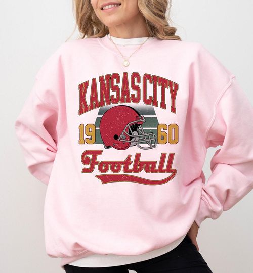 Kansas City Football 90s Style Shirt, Kansas City Football Sweatshirt, Kansas City Fan Gifts Sweatshirt