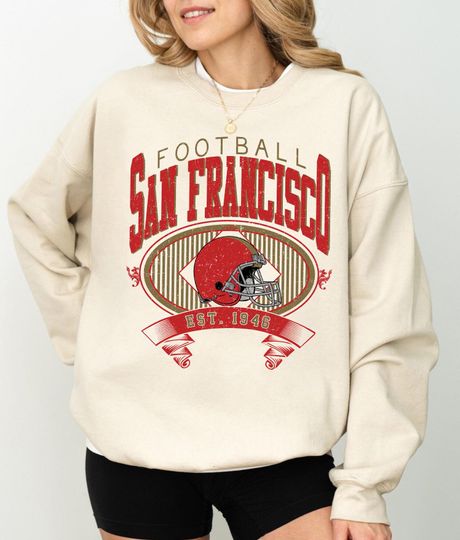 Francisco Football 90s Style Sweatshirt, Francisco Super Bowl Champions Sweatshirt