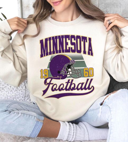Retro Minnesota Football Sweatshirt, Minnesota Football Fan Sweatshirt, Minnesota Game Day Sweatshirt