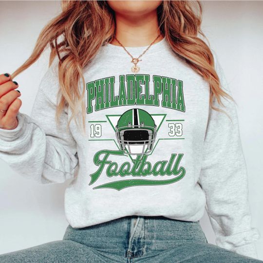 Vintage Philadelphias Football Sweatshirt, Philadelphias Football Sweatshirt, Philadelphias Team Fan Sweatshirt