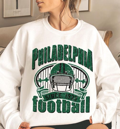 Vintage Philadelphias Football Sweatshirt, PhiladelphiasFootball Sweatshirt, Philadelphias Retro Sweatshirt