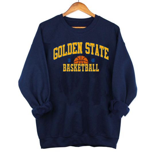 Vintage Golden State Basketball Sweatshirt, Gameday Basketball Sweatshirt