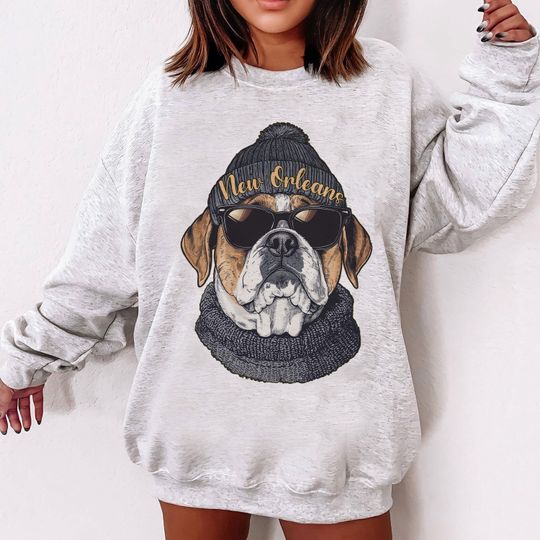 New Orleans Football Sweatshirt, Retro Sports Game Day Sweatshirt