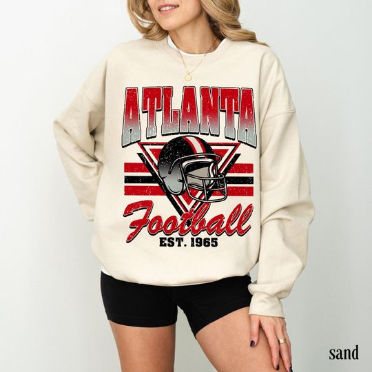 Atlanta Football Vintage Style Sweatshirt, Atlanta Sunday Football Sweatshirt