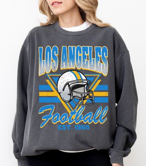 Los Angeles Football 90s Sweatshirt, Los Angeles Game Day Sweatshirt