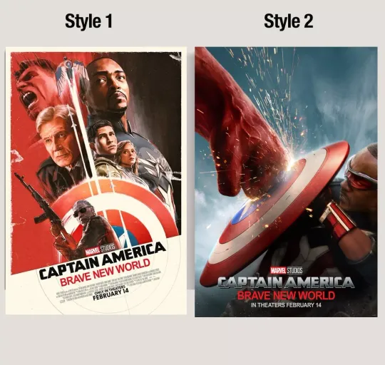 Captain America Brave New World 2025 Movie Poster