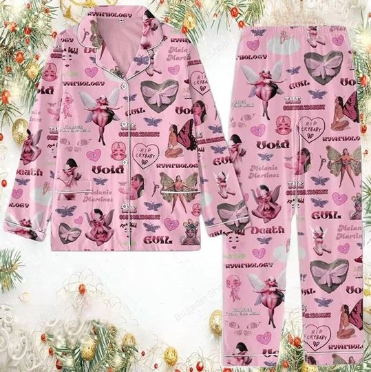 Portals Tour Pajamas Set, Melanie Martinez Tour Pajamas Set, Melanie Thick Pajamas