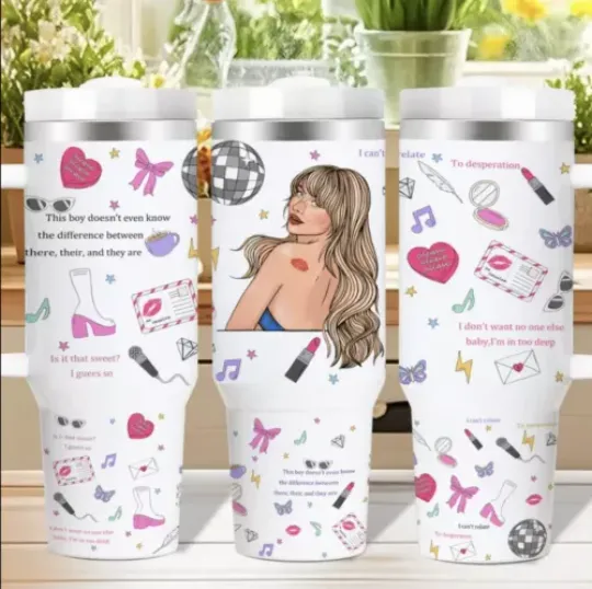 Sabrina Carpenter Tumblers 40 oz With Handle
