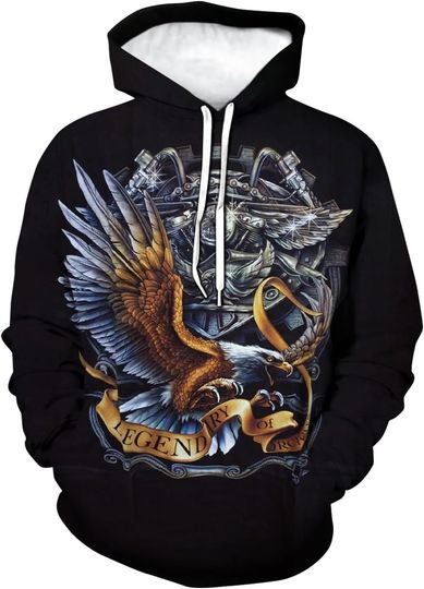 Legend Eagle 3D Hoodies