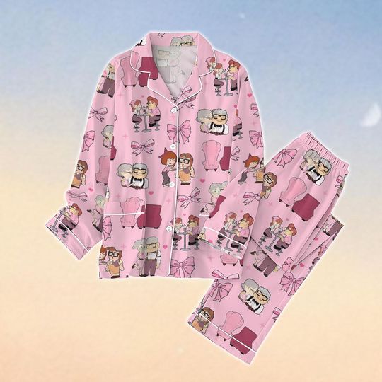 Coquette Carl And Ellie Pajamas Set, Pixar Holiday Pajamas Set