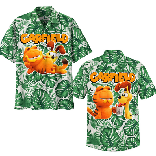 The Garfield Tropical Signature Cool Hawaiian Shirt Hawaiian All Over Print Shirt
