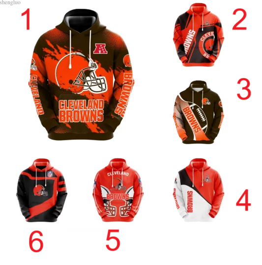 Cleveland Browns 3D Hoodie | Football Lover Gift | Game Day Shirt