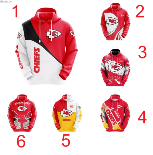 Kansas City Chiefs 3D Hoodie | Football Lover Gift | Game Day Shirt