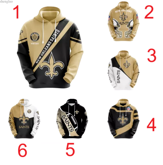 New Orleans Saints 3D Hoodie | Football Lover Gift | Game Day Shirt
