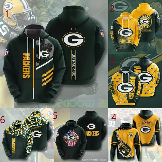 Green Bay Packers Men's Pullover Hoodie