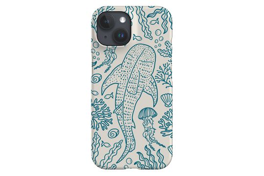 Whale Shark Coral Reef Phone Case ,Ocean Sea  Iphone Case
