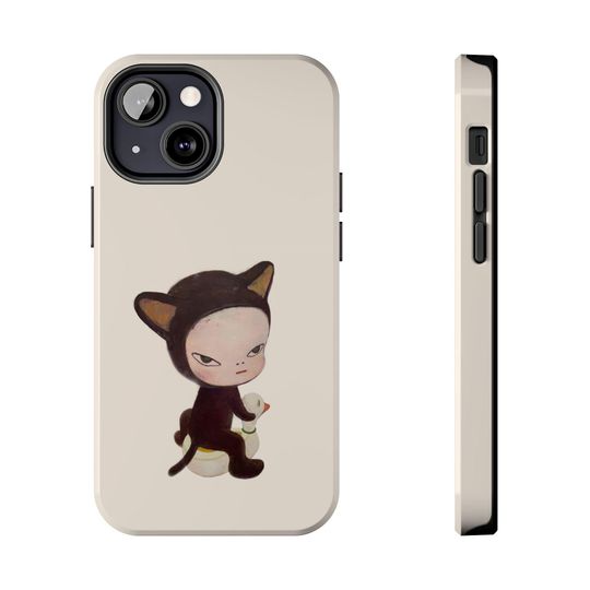 DURABLE Yoshitomo Nara - Harmless Kitty , Aesthetic Phone Case