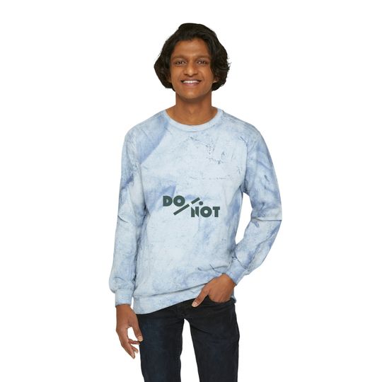 DO/NOT Unisex Color Blast Crewneck Sweatshirt