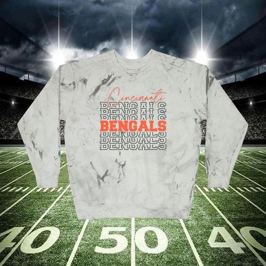 Bengals Unisex Color Blast Crewneck Sweatshirt