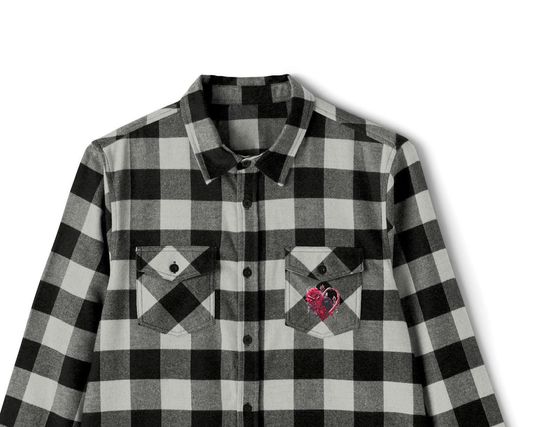 Plaid Flannel Shirt, Gift for Her, Valentine's Day, Gift for Him, Wife, Mom