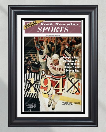 1994 New York Rangers NHL Stanley Cup Champions (NO FRAMED) Poster