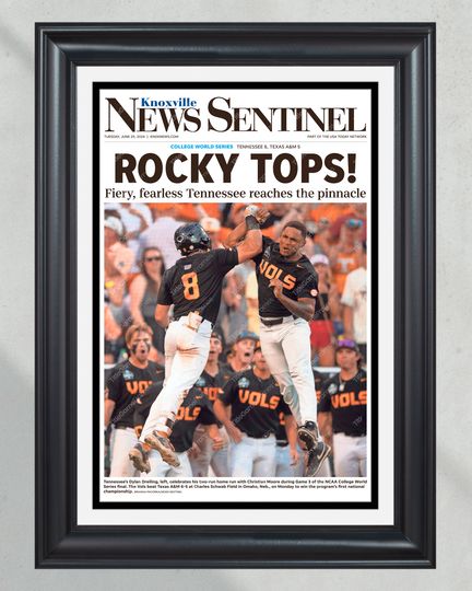 2024 Tennessee Volunteers CWS Champions 'Rocky Tops!' (NO FRAMED) Poster