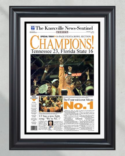 1999 Tennessee Volunteers NCAA College Football National Champions (NO FRAMED) Poster