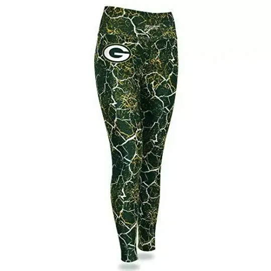 Football Green Bay Packers Marble Leggings