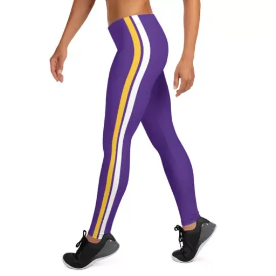 Minnesota Vikings Leggings, Football Vikings Yoga Pants Leggings