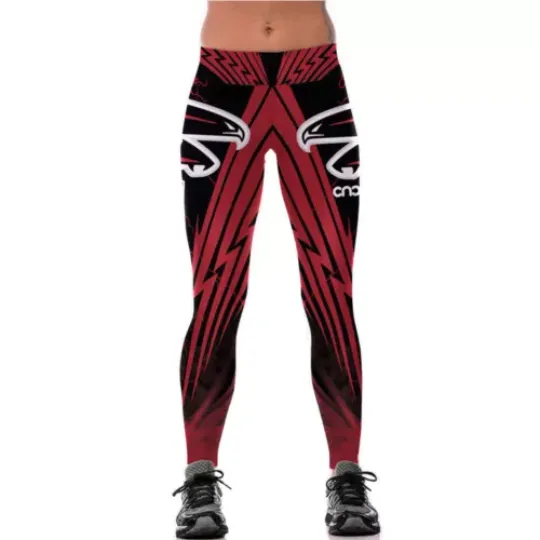 Women's Atlanta Falcons football Team Leggings, Game Day Leggings
