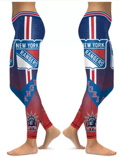 New York Rangers Team Football Leggings