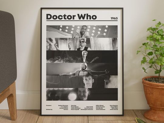 Doctor Who, TV Show Poster , FHD Wall Decor Wall Hangings, Digital Print