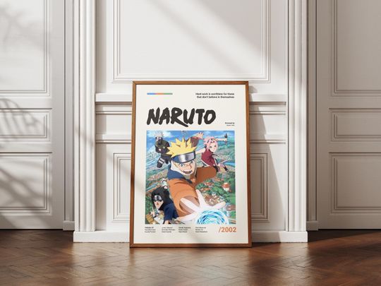 Narutoo Wall Art Print | Anime-Manga Poster Design | Printable Anime Poster | Digital Download