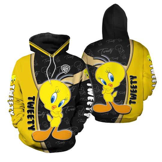 Disney Tweety Hoodie, Tweety Bird Hoodie, Tweety Bird Gift, Tweety Hoodie