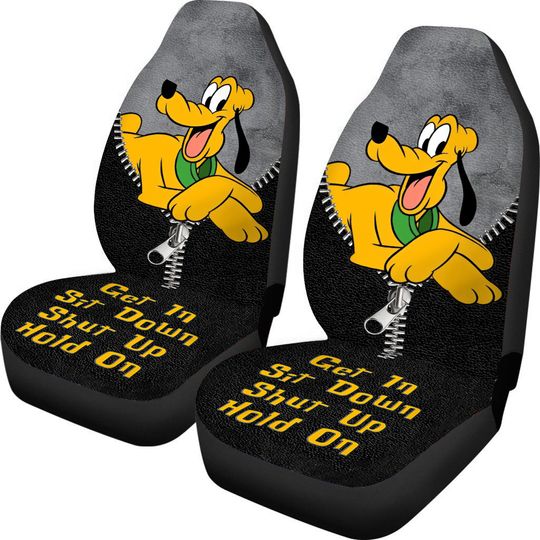 Pluto Car Seat Cover, Disney Pluto Car Seat Protector, Pluto Dog Seat Covers For Car