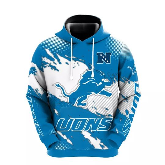 Detroit Lions Football 3D Hoodie | Football Lover Gift | Game Day Shirt