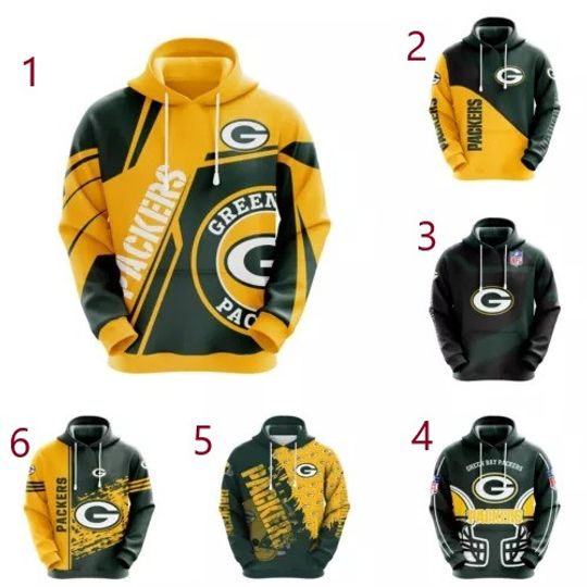 Green Bay Packers Mens Pullover Hoodie