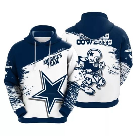 Dallas Cowboys 3D Hoodie | Football Lover Gift | Game Day Shirt