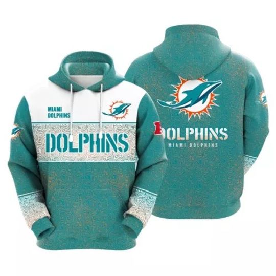 Miami Dolphins Football 3D Hoodie | Football Lover Gift | Game Day Shirt