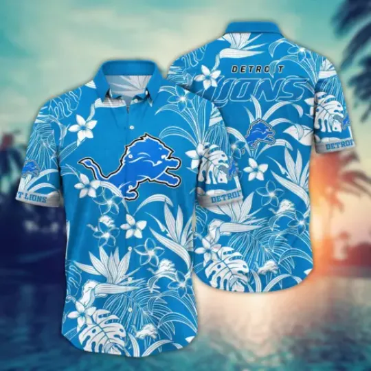 Detroit Lions football Hawaiian Shirt Beach Season Aloha Shirt